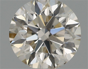 Picture of Natural Diamond 0.40 Carats, Round with Excellent Cut, K Color, SI2 Clarity and Certified by IGI