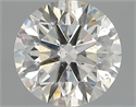 Natural Diamond 2.01 Carats, Round with Excellent Cut, J Color, SI2 Clarity and Certified by GIA