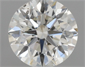 Natural Diamond 0.50 Carats, Round with Excellent Cut, I Color, SI2 Clarity and Certified by GIA