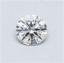 Natural Diamond 0.54 Carats, Round with Excellent Cut, I Color, SI2 Clarity and Certified by GIA