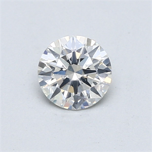 Picture of Natural Diamond 0.54 Carats, Round with Excellent Cut, I Color, SI2 Clarity and Certified by GIA