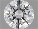 Natural Diamond 0.41 Carats, Round with Excellent Cut, H Color, VVS1 Clarity and Certified by GIA