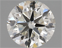 Natural Diamond 0.70 Carats, Round with Good Cut, K Color, VS2 Clarity and Certified by GIA