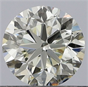 Natural Diamond 0.40 Carats, Round with Very Good Cut, K Color, VS1 Clarity and Certified by GIA