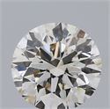 Natural Diamond 0.46 Carats, Round with Excellent Cut, K Color, VS2 Clarity and Certified by GIA