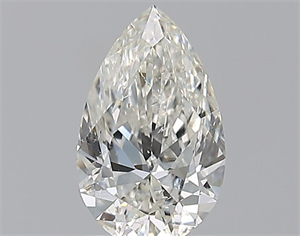 Picture of Natural Diamond 1.00 Carats, Pear with  Cut, H Color, SI2 Clarity and Certified by IGI