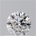 Natural Diamond 0.40 Carats, Round with Very Good Cut, D Color, VS2 Clarity and Certified by GIA