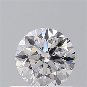 Picture of Natural Diamond 0.40 Carats, Round with Very Good Cut, D Color, VS2 Clarity and Certified by GIA