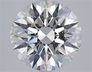 Picture of Natural Diamond 3.01 Carats, Round with Excellent Cut, H Color, SI1 Clarity and Certified by GIA