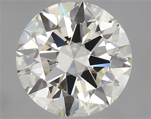 Picture of Natural Diamond 2.01 Carats, Round with Excellent Cut, K Color, VVS2 Clarity and Certified by GIA