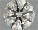 Natural Diamond 0.46 Carats, Round with Excellent Cut, G Color, SI2 Clarity and Certified by IGI