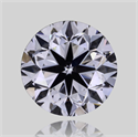 Natural Diamond 0.50 Carats, Round with Very Good Cut, I Color, VVS2 Clarity and Certified by GIA