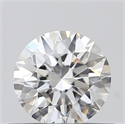 Natural Diamond 0.41 Carats, Round with Excellent Cut, F Color, VVS1 Clarity and Certified by GIA