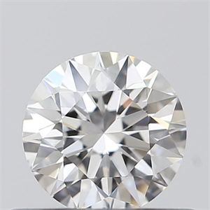 Picture of Natural Diamond 0.41 Carats, Round with Excellent Cut, F Color, VVS1 Clarity and Certified by GIA