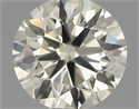 Natural Diamond 0.50 Carats, Round with Excellent Cut, K Color, VS1 Clarity and Certified by IGI