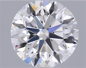 Picture of Natural Diamond 0.40 Carats, Round with Very Good Cut, F Color, SI1 Clarity and Certified by GIA