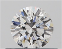 Natural Diamond 0.40 Carats, Round with Excellent Cut, D Color, SI2 Clarity and Certified by GIA