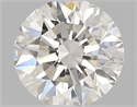 Natural Diamond 0.40 Carats, Round with Excellent Cut, I Color, VVS2 Clarity and Certified by GIA