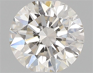 Picture of Natural Diamond 0.40 Carats, Round with Excellent Cut, I Color, VVS2 Clarity and Certified by GIA