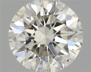 Picture of Natural Diamond 0.50 Carats, Round with Excellent Cut, I Color, SI1 Clarity and Certified by IGI