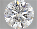 Natural Diamond 0.41 Carats, Round with Excellent Cut, E Color, VS2 Clarity and Certified by GIA