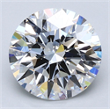 Natural Diamond 4.01 Carats, Round with Excellent Cut, F Color, VS2 Clarity and Certified by GIA