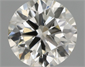 Natural Diamond 0.50 Carats, Round with Excellent Cut, H Color, VS2 Clarity and Certified by IGI