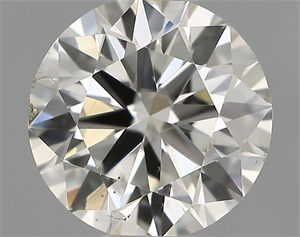 Picture of Natural Diamond 0.50 Carats, Round with Excellent Cut, H Color, VS2 Clarity and Certified by IGI