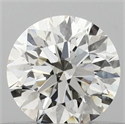 Natural Diamond 0.40 Carats, Round with Excellent Cut, I Color, SI1 Clarity and Certified by GIA