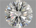 Natural Diamond 2.01 Carats, Round with Excellent Cut, J Color, VS2 Clarity and Certified by GIA