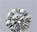 Natural Diamond 0.61 Carats, Round with Excellent Cut, K Color, SI1 Clarity and Certified by GIA