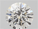 Natural Diamond 0.44 Carats, Round with Excellent Cut, G Color, VVS1 Clarity and Certified by GIA