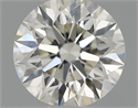 Natural Diamond 0.50 Carats, Round with Excellent Cut, H Color, SI1 Clarity and Certified by IGI