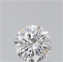 Natural Diamond 0.40 Carats, Round with Excellent Cut, E Color, SI1 Clarity and Certified by GIA