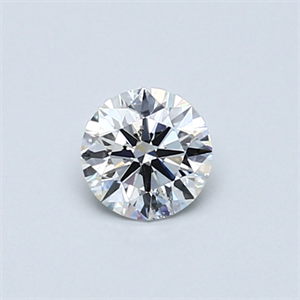 Picture of Natural Diamond 0.40 Carats, Round with Excellent Cut, G Color, SI2 Clarity and Certified by GIA