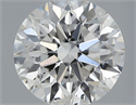 Natural Diamond 0.53 Carats, Round with Excellent Cut, G Color, SI2 Clarity and Certified by GIA