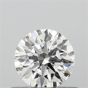 Picture of Natural Diamond 0.47 Carats, Round with Excellent Cut, E Color, I1 Clarity and Certified by GIA