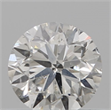 Natural Diamond 0.50 Carats, Round with Good Cut, G Color, SI1 Clarity and Certified by IGI