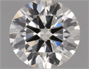 Natural Diamond 0.40 Carats, Round with Excellent Cut, H Color, VS1 Clarity and Certified by IGI