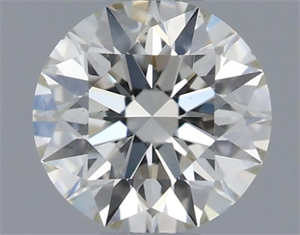 Picture of Natural Diamond 0.43 Carats, Round with Excellent Cut, H Color, VS1 Clarity and Certified by IGI