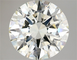 Picture of Natural Diamond 3.50 Carats, Round with Excellent Cut, K Color, VVS2 Clarity and Certified by IGI