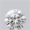 Natural Diamond 0.42 Carats, Round with Excellent Cut, F Color, VS2 Clarity and Certified by GIA