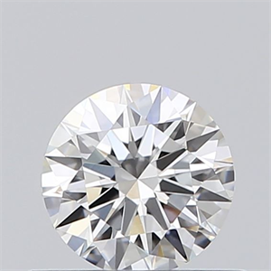 Picture of Natural Diamond 0.42 Carats, Round with Excellent Cut, F Color, VS2 Clarity and Certified by GIA