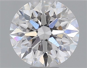 Picture of Natural Diamond 0.43 Carats, Round with Excellent Cut, F Color, VS2 Clarity and Certified by GIA