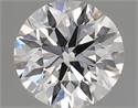 Natural Diamond 0.40 Carats, Round with Excellent Cut, H Color, VS2 Clarity and Certified by GIA