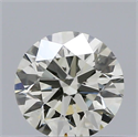 Natural Diamond 0.40 Carats, Round with Excellent Cut, J Color, VS1 Clarity and Certified by IGI