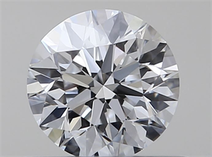 Picture of Natural Diamond 0.40 Carats, Round with Excellent Cut, D Color, VVS2 Clarity and Certified by GIA