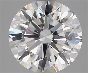 Picture of Natural Diamond 2.25 Carats, Round with Excellent Cut, D Color, VVS2 Clarity and Certified by GIA