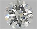 Natural Diamond 2.50 Carats, Round with Excellent Cut, I Color, VS1 Clarity and Certified by IGI