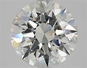 Picture of Natural Diamond 2.50 Carats, Round with Excellent Cut, I Color, VS1 Clarity and Certified by IGI